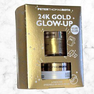 NIB | PETER THOMAS ROTH 24K Gold Glow-Up Skincare Kit | Luxury Skincare